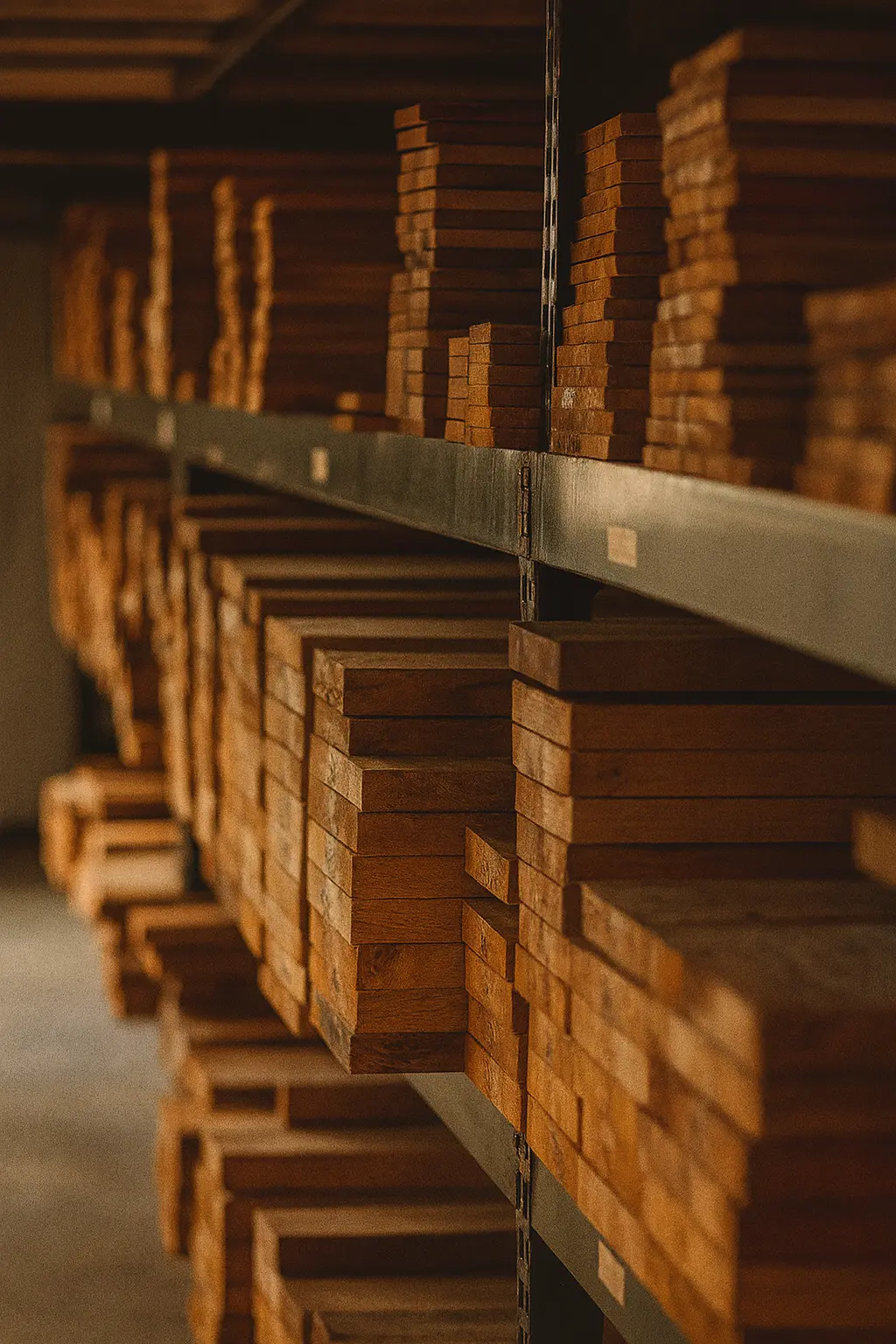 Maderas seleccionadas en el taller de FORMA Y MADERA