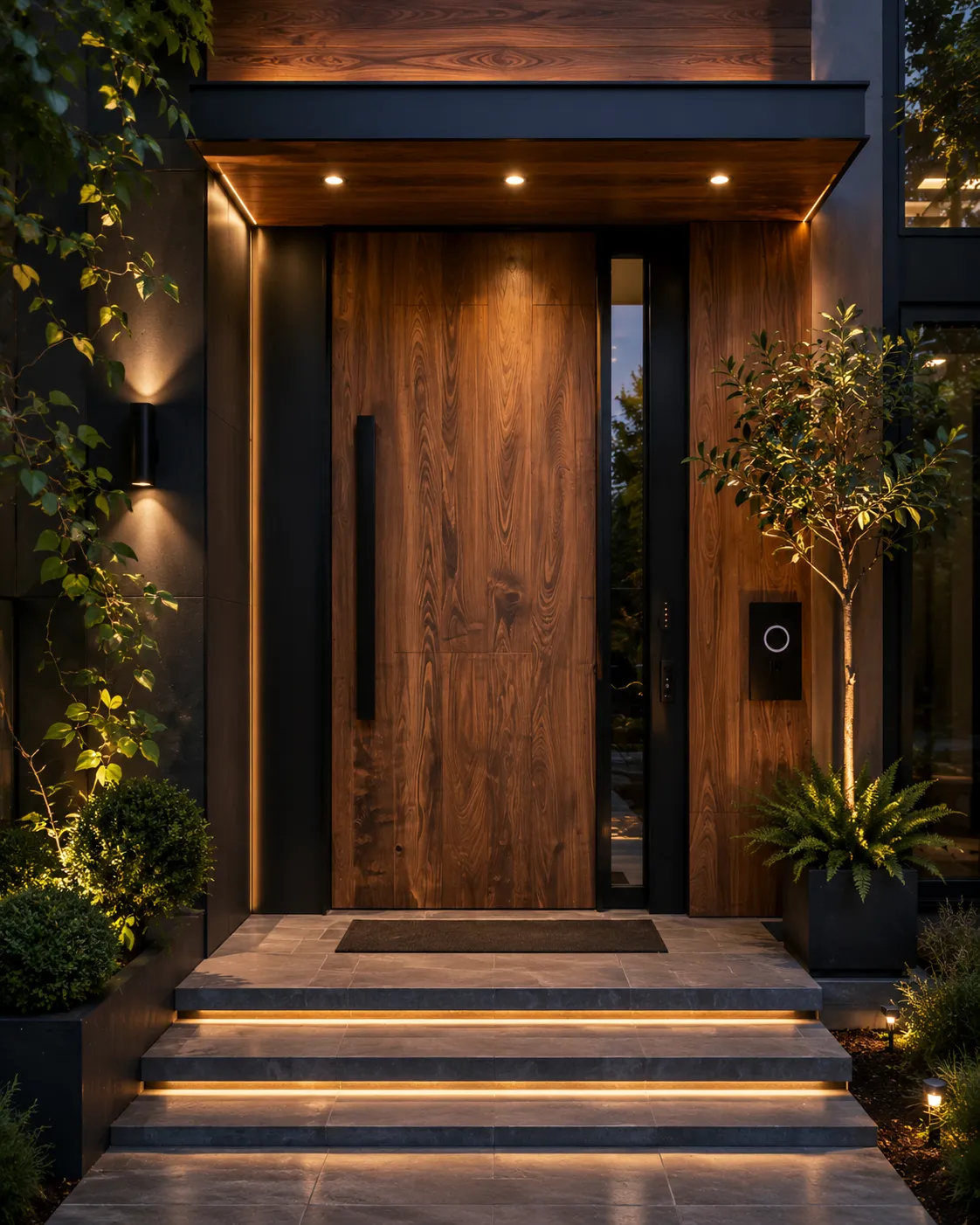 Puerta corrediza de madera para espacios interiores
